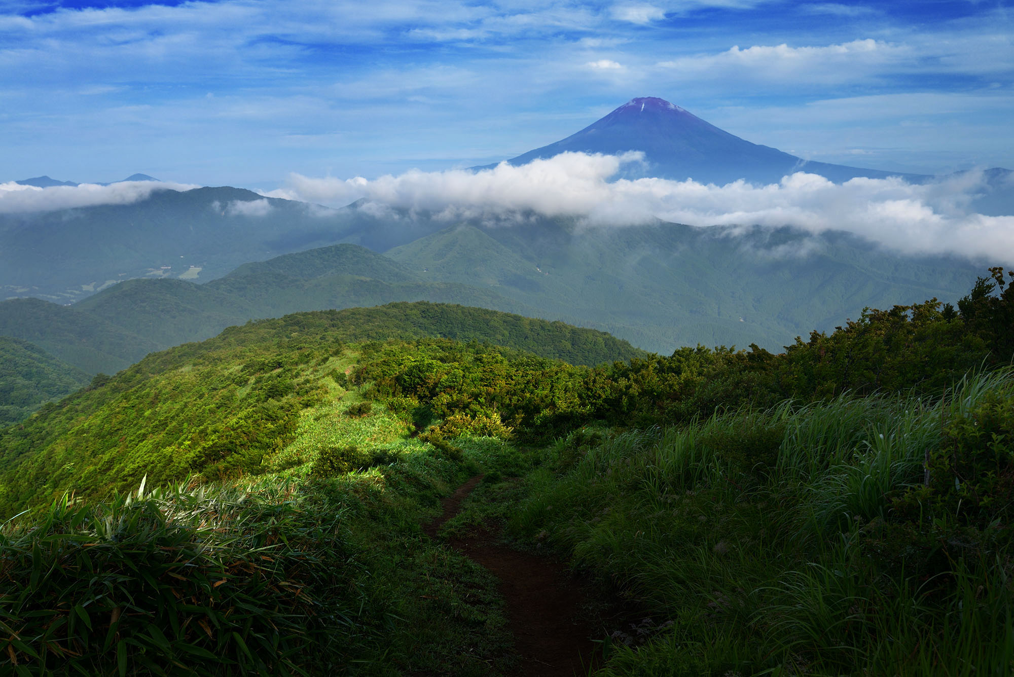明神ケ岳からの富士山