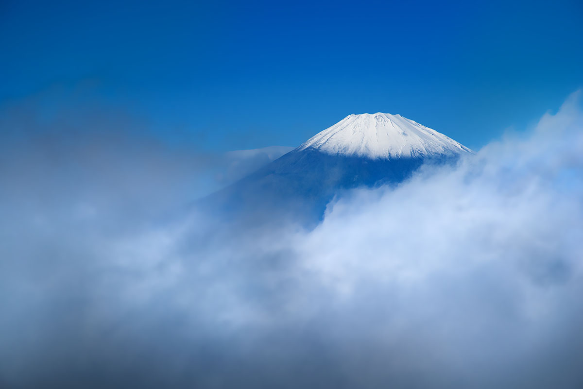 明神ヶ岳から富士山を展望